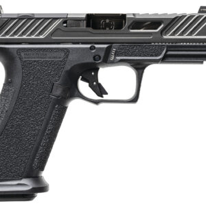 Shadow Systems XR920 Elite 9mm semi-auto pistol in black with threaded barrel and optic-cut slide