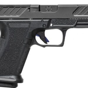 Shadow Systems MR920 LE 9mm optics-ready striker-fired pistol in black finish with white dot front sight