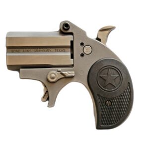 Bond Arms Stubby .380 ACP stainless derringer with 2.2-inch barrel, right side view