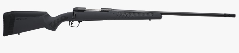 Savage Arms 110 Long Range Hunter bolt-action rifle in .300 WSM with 26-inch barrel and black synthetic stock