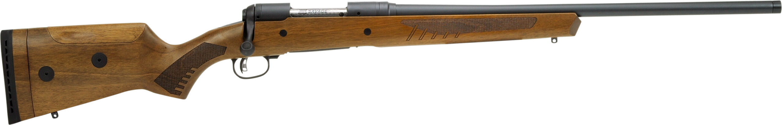 Savage Arms 110 Classic bolt-action rifle in 7mm Remington Magnum with 24-inch blued barrel and wood stock