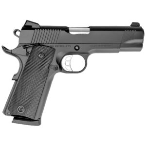 Tisas 1911 Carry semi-auto pistol in .45 ACP with 4.25-inch barrel and black finish, left-side profile view