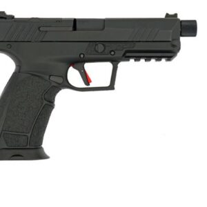 Tisas PX-9 Gen 3 Duty 9mm striker-fired pistol in black with optic-cut slide and fiber optic front sight