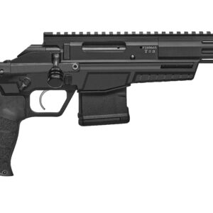 CZ 600 Plus Trail bolt-action rifle in .223 Rem with 16-inch threaded barrel and black synthetic adjustable stock