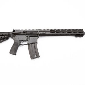 Wilson Combat Protector semi-automatic rifle in black, 5.56mm, 16.25-inch barrel, right-side profile view