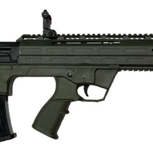 Tokarev USA TBP 12 semi-automatic 12 gauge shotgun with 18.5-inch barrel in OD green and black synthetic finish