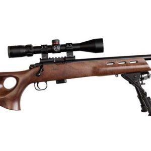 Keystone Sporting Arms Crickett 722 Varmint .22 LR bolt-action rifle with blued barrel and wood stock