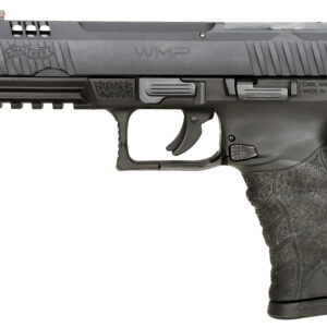 Walther Arms WMP semi-auto pistol in .22 WMR with black finish and optic-ready serrated slide