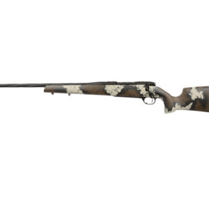 Weatherby Mark V High Country left-hand bolt action rifle in 308 Winchester with 22-inch barrel and no sights