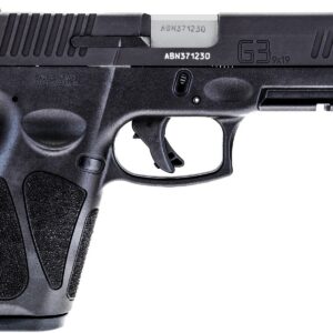 Taurus G3 9mm semi-auto pistol in black with 4-inch barrel and serrated slide