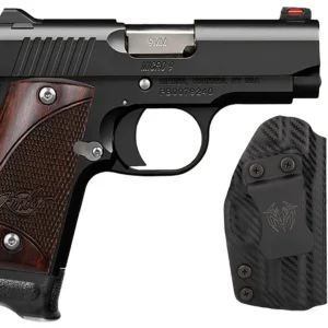 KIMBER MICRO 9 BLACK ROSEWOOD RTC-K BUNDLE PISTOL HOLSTER, 2-7RD MAGS