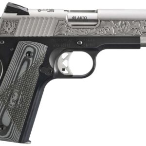 RUGER SR1911 COMMANDER SOUTHPORT CT EDITION 45ACP PISTOL 4.25" STS ENGRAVED 1-7RD MAG