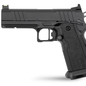 Tisas 1911DS FF Carry 9 semi-automatic pistol in 9mm with black finish and 4.25-inch barrel