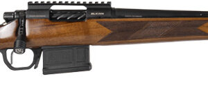 EAA BLK Bolt-Action Rifle in .308 Winchester with 20-inch barrel and black and brown finish, optics ready