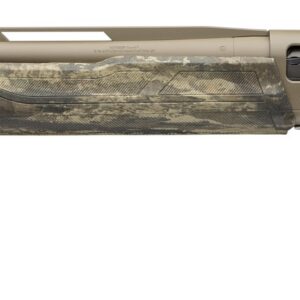 Winchester SX4 Hybrid Hunter left-hand semi-auto shotgun in Realtree Timber camo with 26-inch barrel and Flat Dark Earth receiver