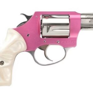 Charter Arms Chic Lady .38 Special 2-inch revolver with high-polished stainless finish and pink accents