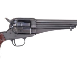 Taylor's & Company 1875 Outlaw single action revolver in 9mm with 7.5 inch blued barrel and wood grips