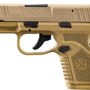 FN Reflex 9mm Semi-Auto Pistol – FDE, 10-Round, 3.3" Barrel