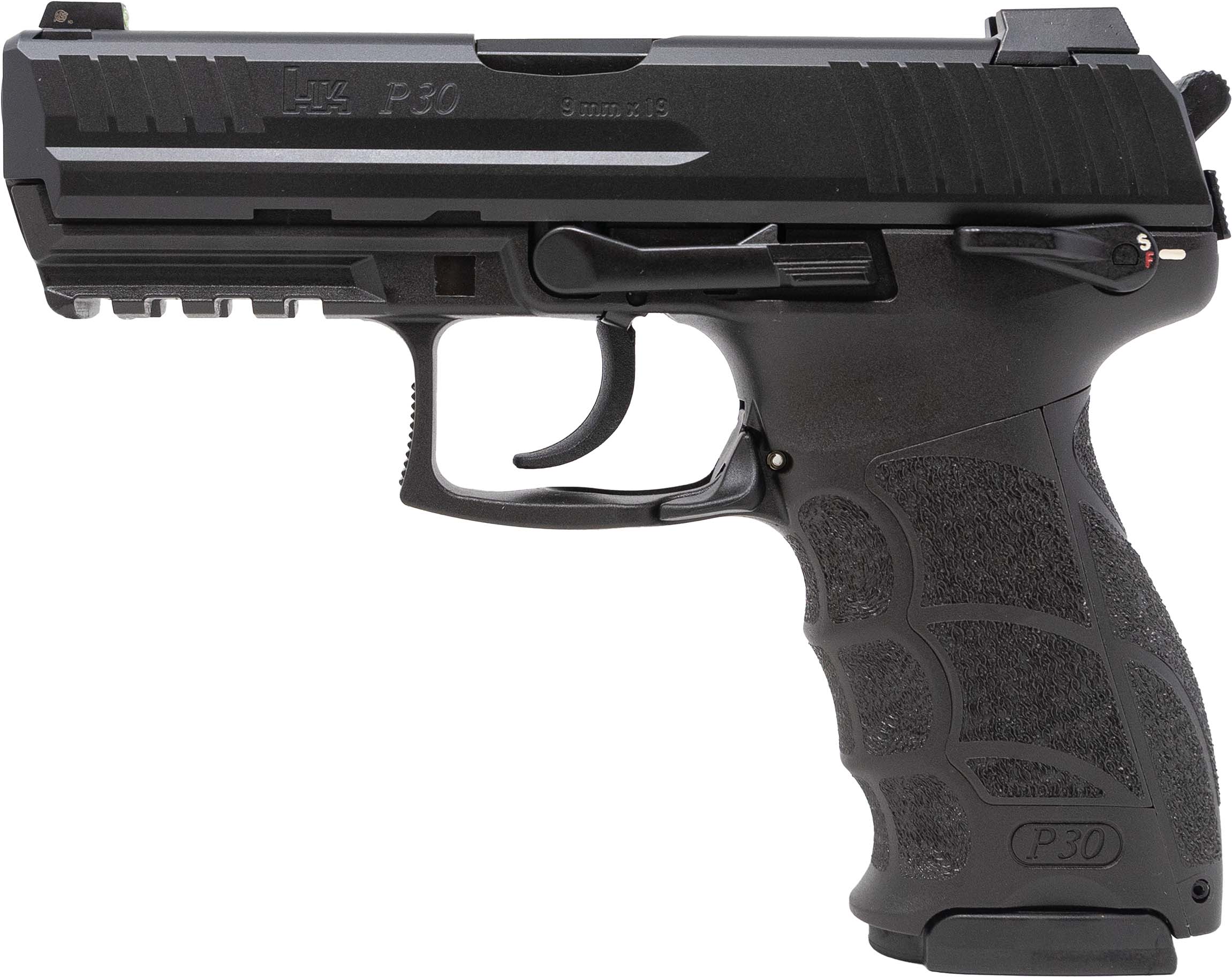 HK P30S V3 DA/SA TRIGGER 9MM - 3.85" BBL 2-15RD MAGS W/SAFETY