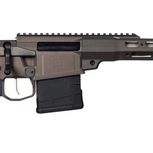 Q The Fix bolt action rifle in 8.6 Blackout with 16-inch black barrel, right side view