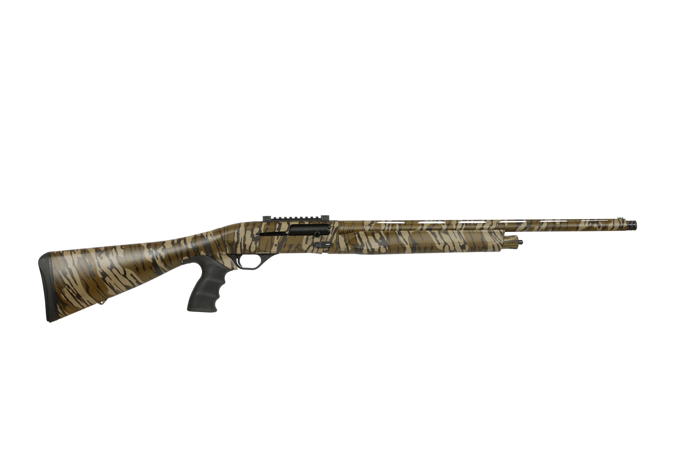 Retay Gordion TKY 12 gauge semi-automatic shotgun with 24-inch barrel in Mossy Oak Bottomland camo finish