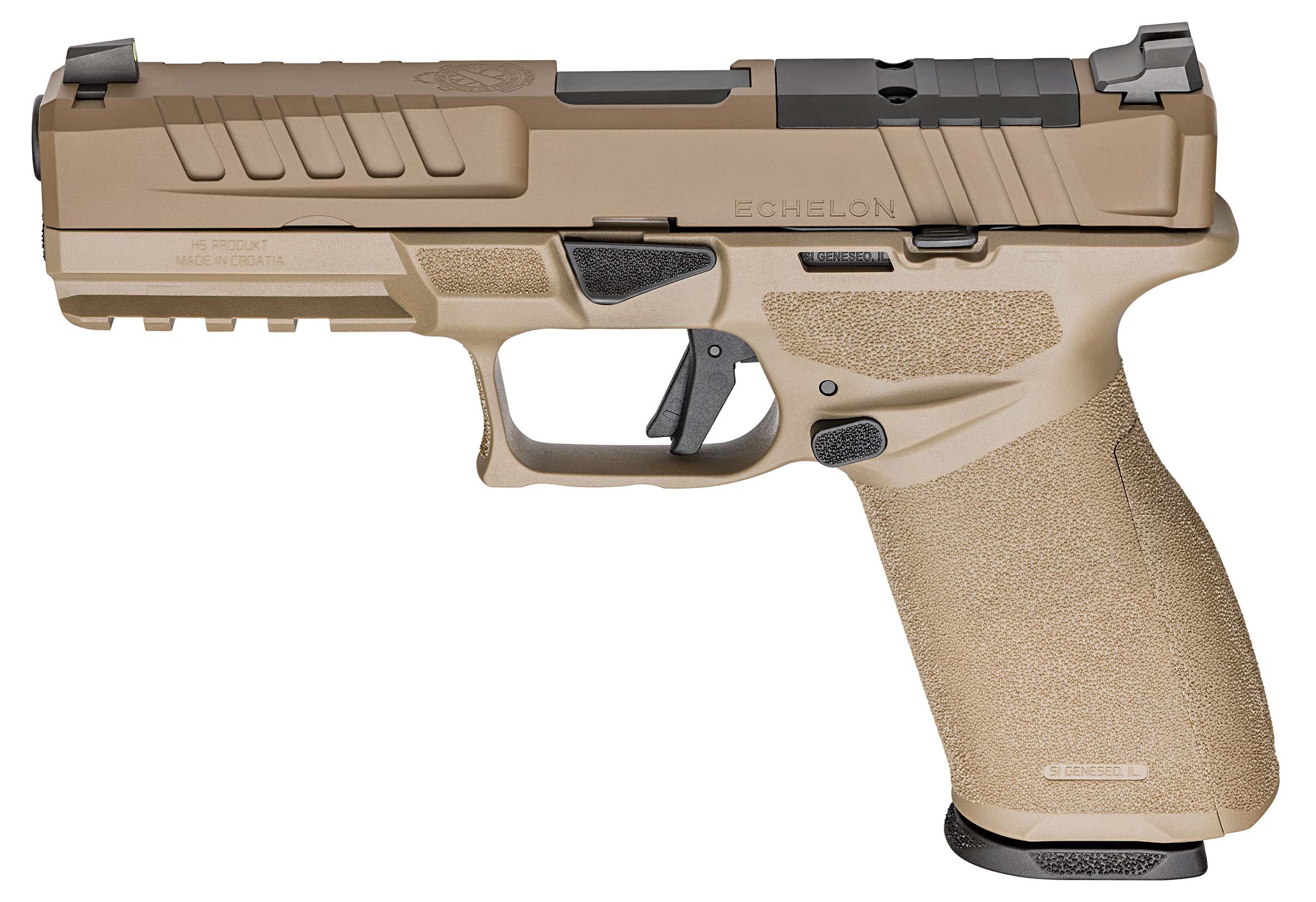 Springfield Armory Echelon 9mm Pistol – FDE, 4.5" Barrel, 20+1 Capacity, Optic Ready