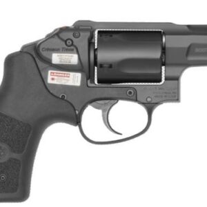 Smith & Wesson Bodyguard 38 2.0 revolver in matte black with integrated Crimson Trace laser, right side profile