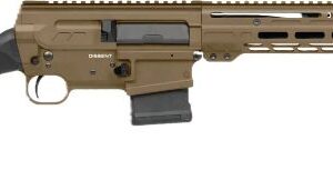 CMMG Dissent BR4 semi-auto rifle in 5.56 NATO with 16-inch barrel and Magpul Midnight Bronze finish, right-side profile view