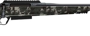 Christensen Arms Evoke Hunter bolt-action rifle in 7mm BC with 16.25-inch barrel and Black/Brush Camo finish