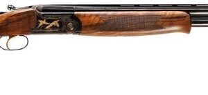 FAIR SLX602 20 gauge over/under shotgun with 28-inch barrel, gold birds case color engraved receiver, and pistol grip stock
