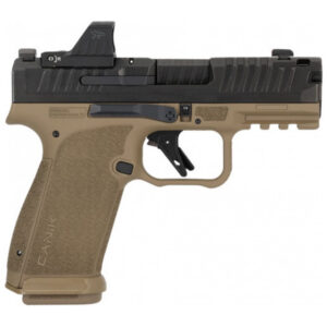 Canik METE MC9 Prime 9mm Pistol – Black/FDE with Integrated Compensator & Night Sights