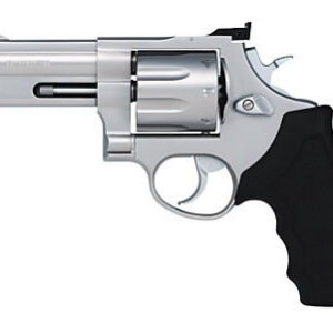 Taurus 608 .357 Magnum revolver with 4-inch matte stainless barrel and 8-round cylinder, right-side profile view