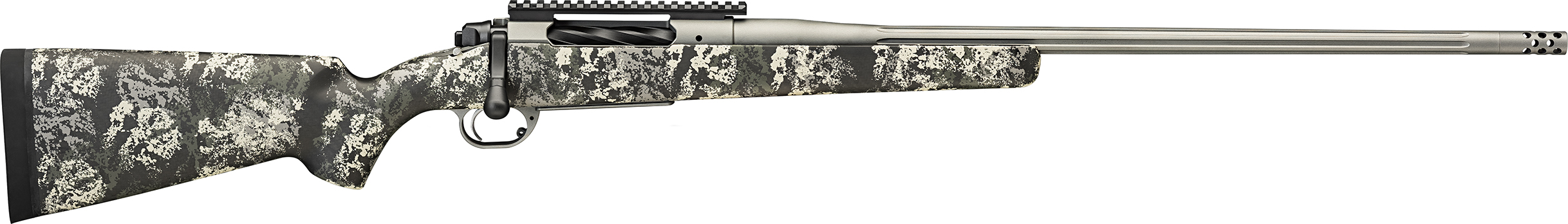 Springfield Armory Boundary bolt-action rifle in 7mm Remington Magnum with 24-inch barrel, right-side view