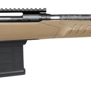 Savage Arms 110 Tactical Carbon Fiber 6.5 Creedmoor bolt-action rifle with Picatinny rail and FDE finish
