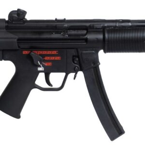 Century Arms AP5-SD 9mm semi-auto pistol in black with 5.75-inch barrel and brace, right side view