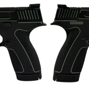 SMITH & WESSON M&P 9 SHIELD X NTS BLACK/LIME GREEN PISTOL 3.6" N.S. 1-13RD, 1-15RD MAG