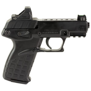 Kel-Tec P17 .22 LR semi-auto pistol in black with fiber optic sights and three magazines