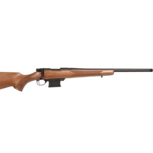 Howa Mini Hunter bolt-action rifle in 6.5mm Grendel with 20-inch threaded barrel, right-side profile view