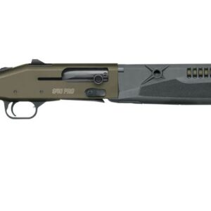 Mossberg 940 Pro Tactical 12 gauge semi-automatic shotgun in OD Green with 18.5-inch barrel and ghost ring sights
