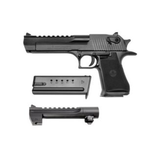 Magnum Research Desert Eagle .50 AE 6-inch black semi-automatic pistol with extra barrel