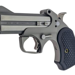 Bond Arms Rowdy XL stainless derringer in .45 Long Colt and .410 bore with 3.5-inch barrel and fixed sights
