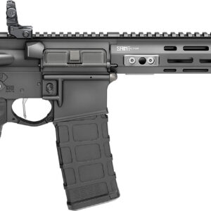 Springfield Armory SAINT Victor V2 semi-automatic AR rifle in black with 14-inch barrel and flip-up iron sights