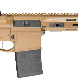 Springfield Armory SAINT Victor V2 .308 Win 16-inch semi-automatic rifle in Coyote finish with flip-up sights