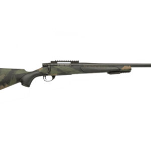 Weatherby Vanguard Black Hills .350 Legend bolt-action rifle with heavy 20-inch barrel, right-side profile view