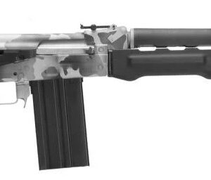 Zastava Arms ZPAP M77 semi-automatic rifle in .308 Winchester with snow camouflage polymer stock and 19.7-inch barrel