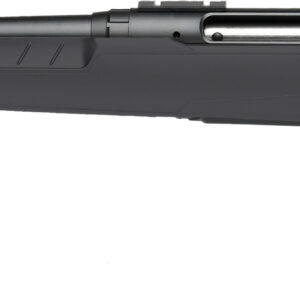 Savage AXIS II left-hand bolt-action rifle in .223 Rem with 22-inch barrel and gray synthetic stock