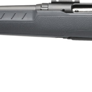 Savage Axis II bolt-action rifle in .400 Legend with gray camo finish and 20-inch barrel, left-hand configuration