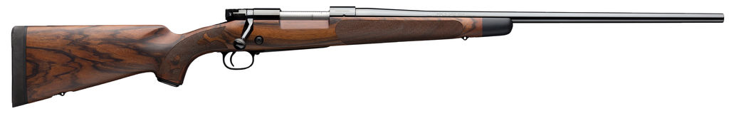 Winchester Model 70 Super Grade bolt-action rifle in 6.5 Creedmoor with AAA French walnut stock and high-polished blued barrel