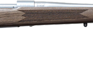 Howa Legacy Deluxe 7mm bolt-action rifle with 24-inch stainless steel barrel and walnut stock, right-side profile view