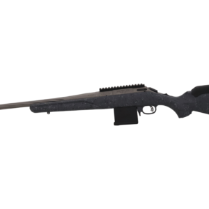 Ruger American Generation II Wilderness Topo .204 Ruger bolt-action rifle with 20-inch spiral fluted barrel and gray splatter stock